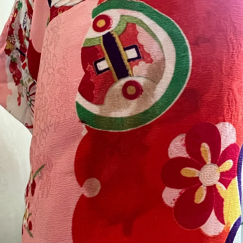 Antique Silk Kimono - Picture 8 of 10